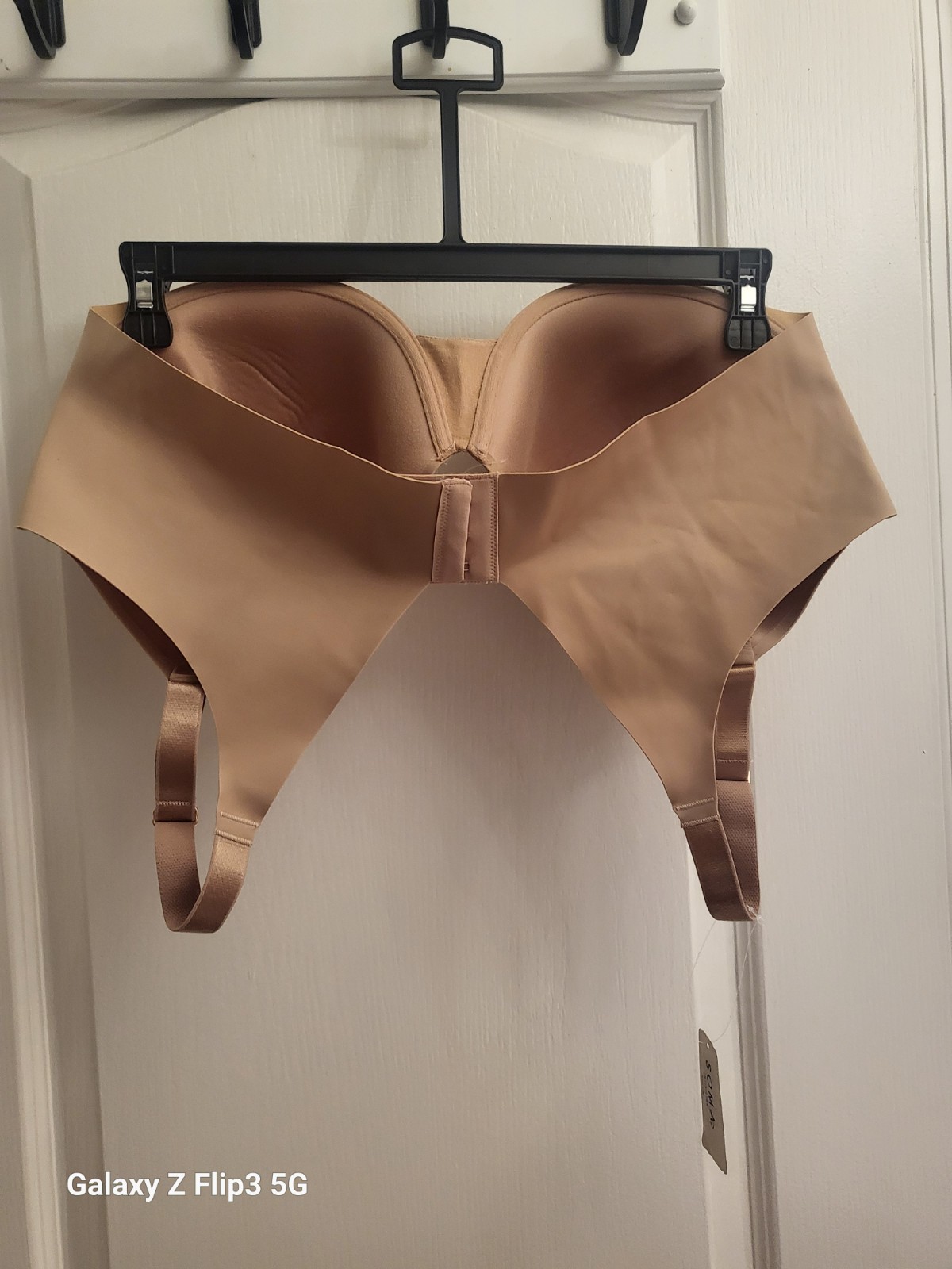Soma Vanishing 360 Full Coverage Bra 42DDD Beige Underwired Hook & Eye Adj