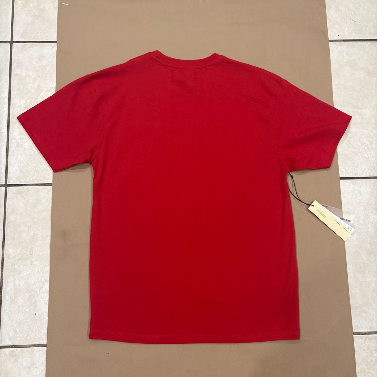 Reason Brand Pablo Escobar El Patron Embroidered Graphic T-Shirt Red