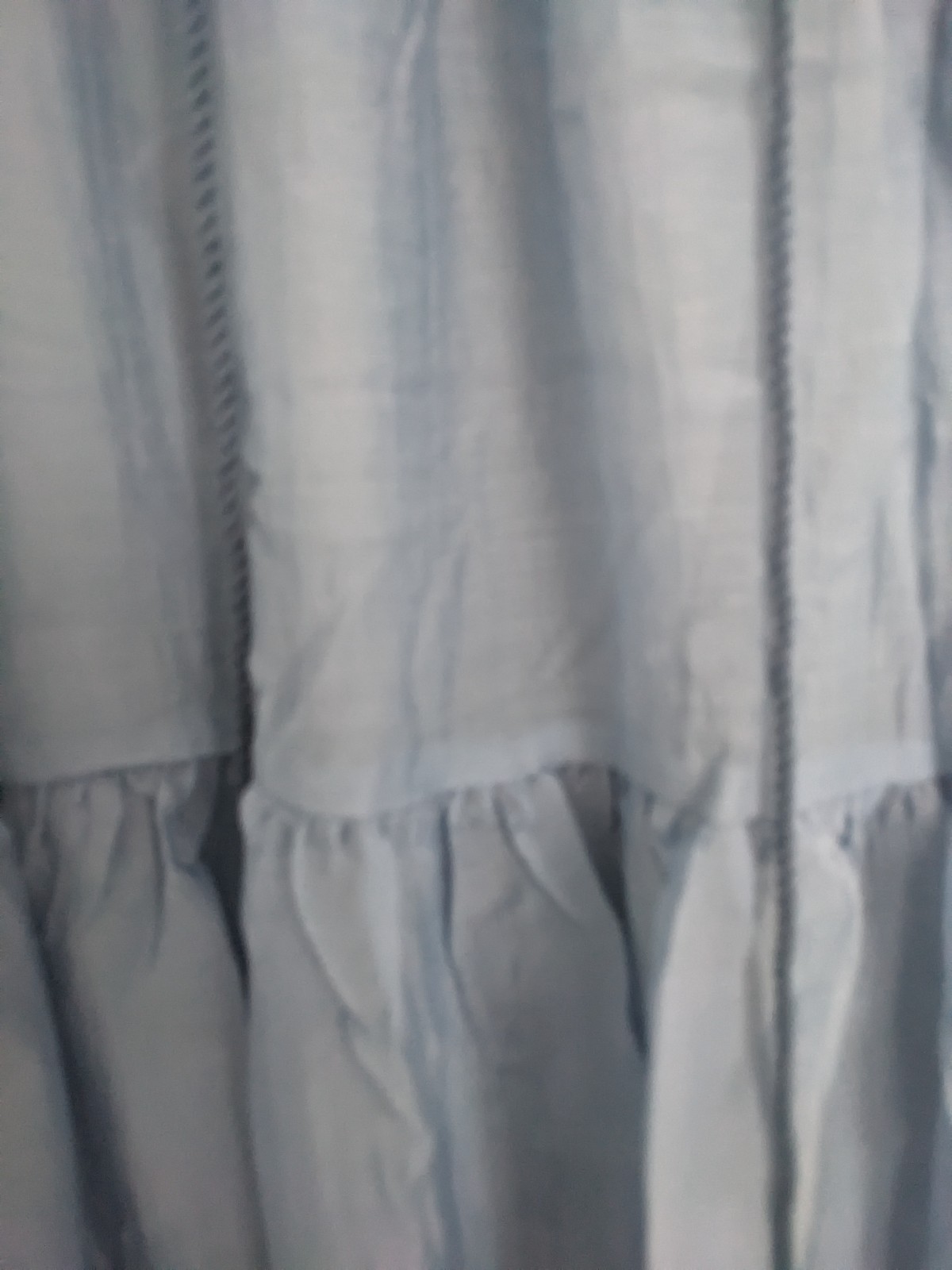 Molasey Tie Up Backless Ruffle Maxi Dress Blue Large Sexy Party Prom Cocktail