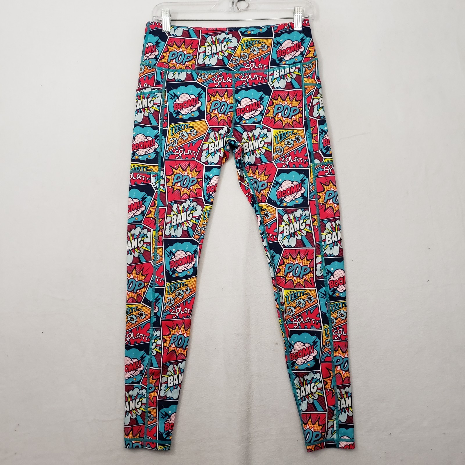 CVG Constantly Varied Gear Full Length Leggings Women’s Medium Knockout Pop Art