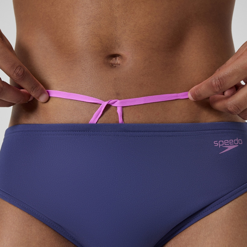 Speedo Men Hepuna Blue Endurance Solid one Brief Swimwear size 34 36
