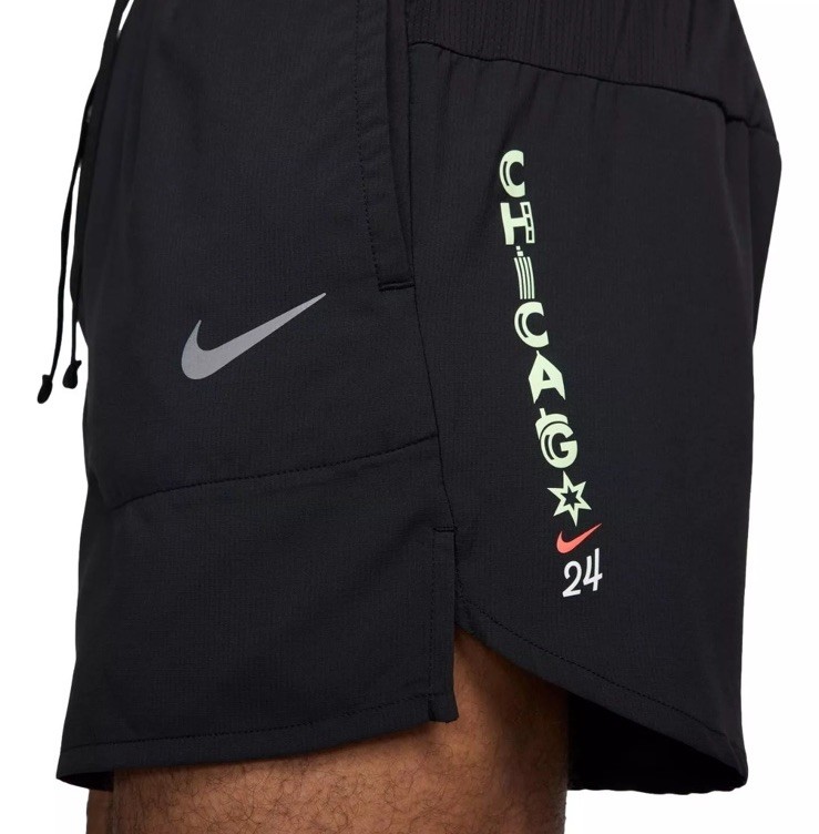 Nike Men’s 2024 Chicago Marathon Stride 5″ Brief Lined Mens Small FV6331-010