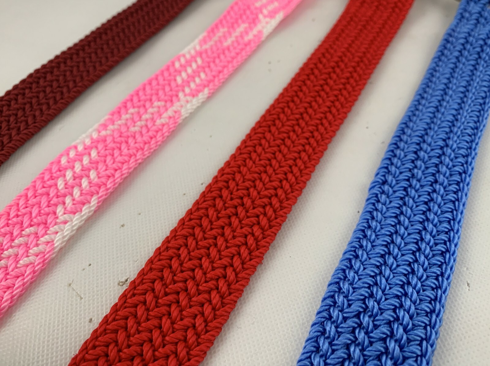 🌟Vintage Nocona Braided Nylon Western Belt, Washable, Fully Adjustable to 42″