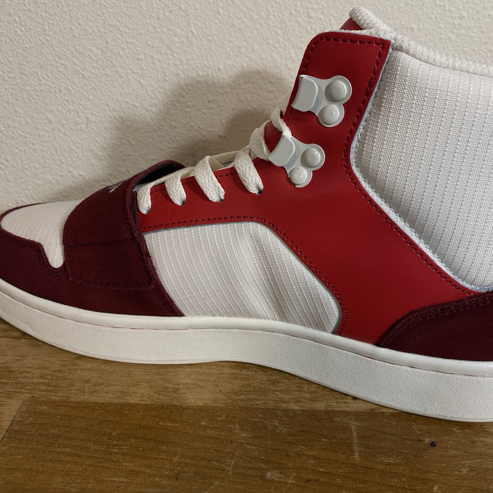 Creative Recreation Cesario High Top Sneaker Burgundy Suede Red – Size 10