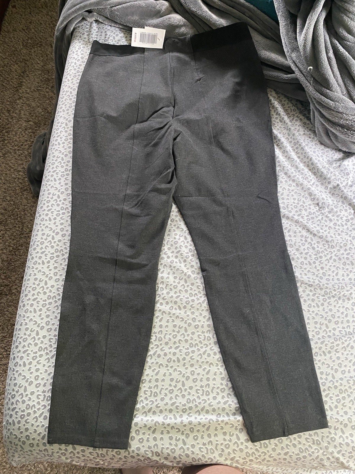 NWT Just Fab High-Waisted Full Length Black Leggings Size 3X