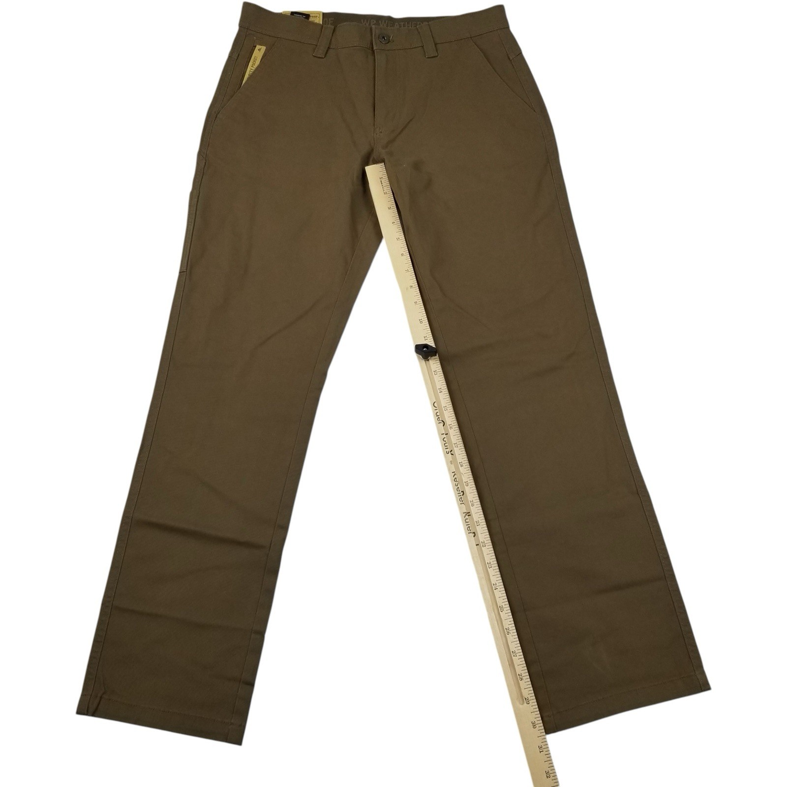 Weatherproof Men’s Brown Pants Stretch Fabric The Commuter Pants 32×32