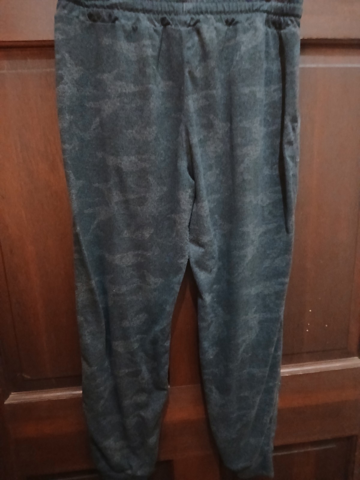 Vuori Women’s Jogger Pants S Gray Camo Knit Stretch Elastic Waist Drawstring