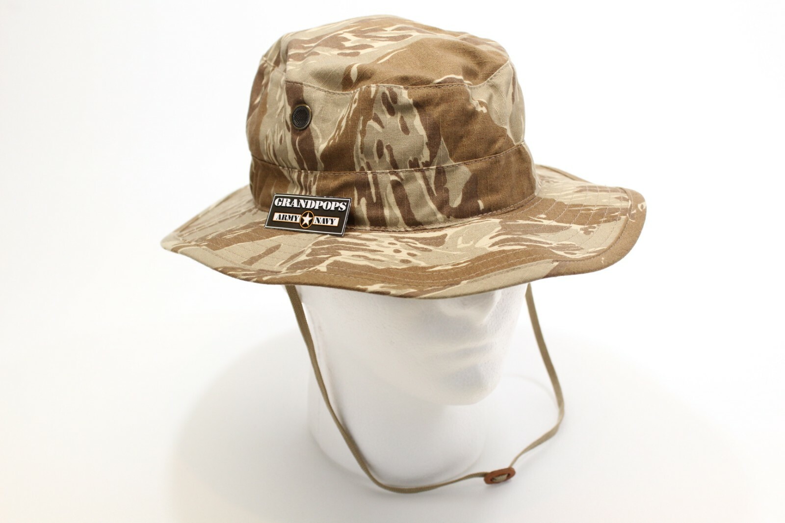 DESERT TIGER STRIPE CAMO JUNGLE HAT RIPSTOP MADE IN USA