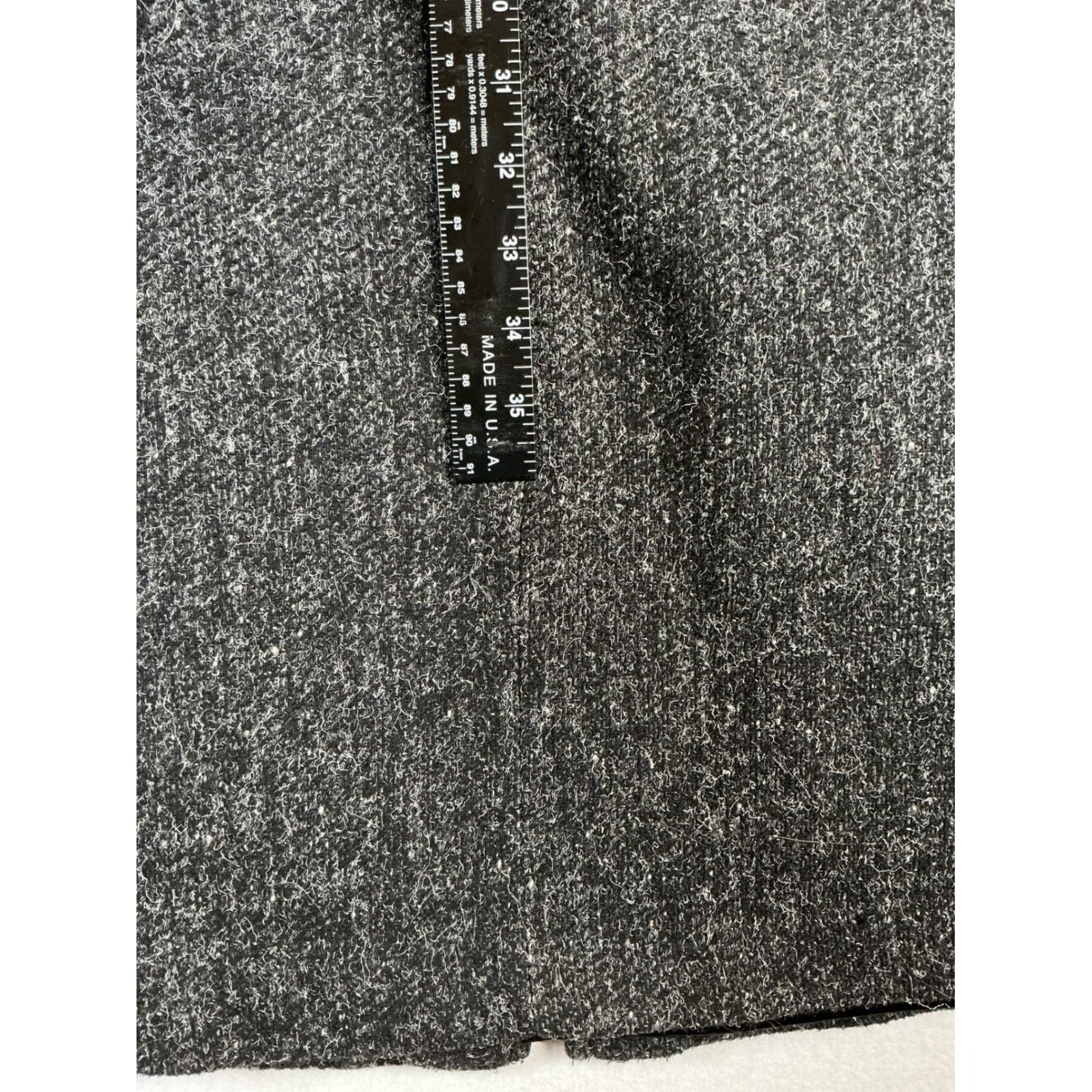 Westfield Vintage Grey Wool Blend Tweed Long Coat Womens Size 10 Made in Canada