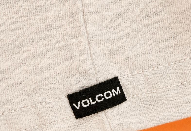 Volcom Interference Heather Oatmeal Logo T-Shirt Modern Fit