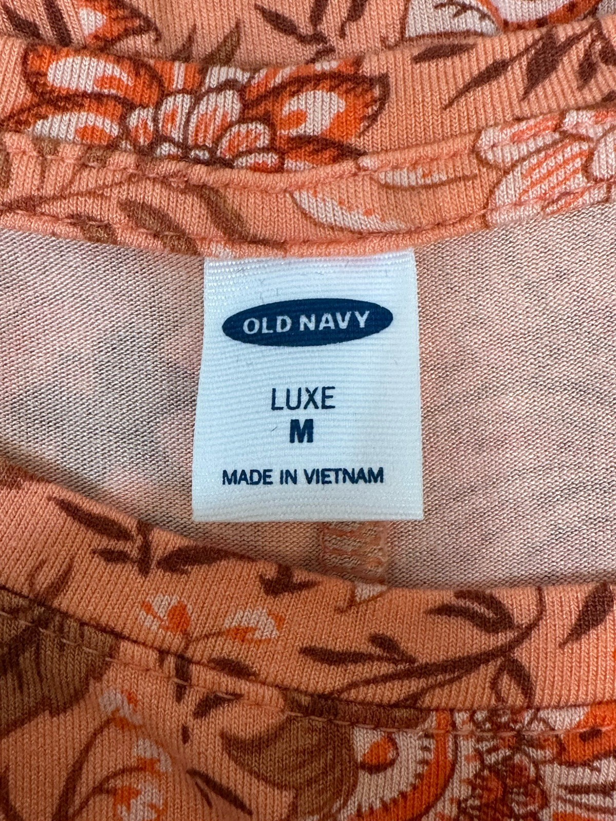 Old Navy Luxe Tank Top – Medium – Floral Print