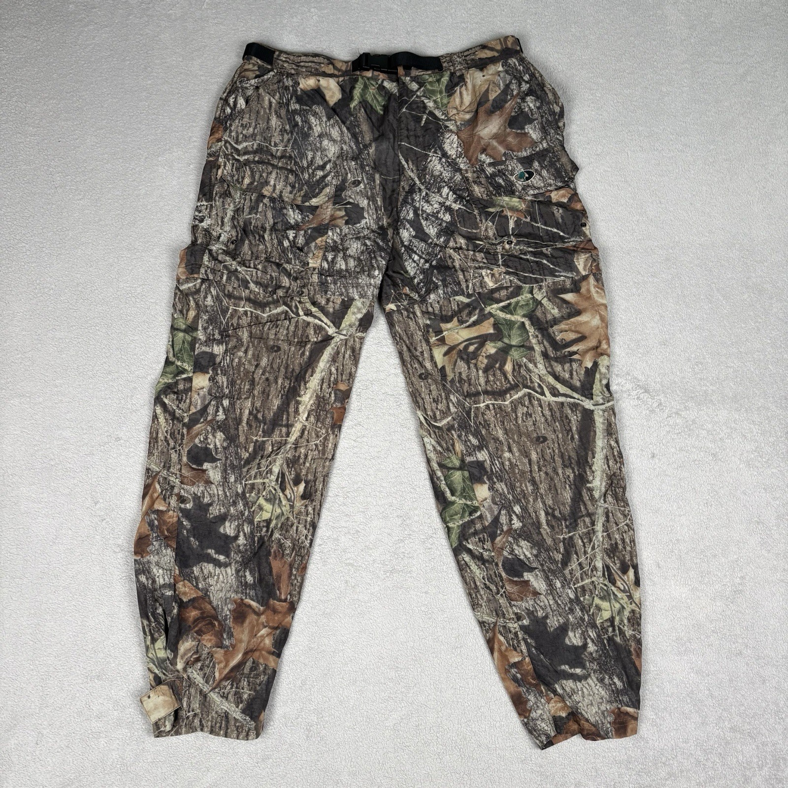 Vintage 90s Mossy Oak Treklite Zip Off Cargo Pants Realtree Hunting Camo Mens L