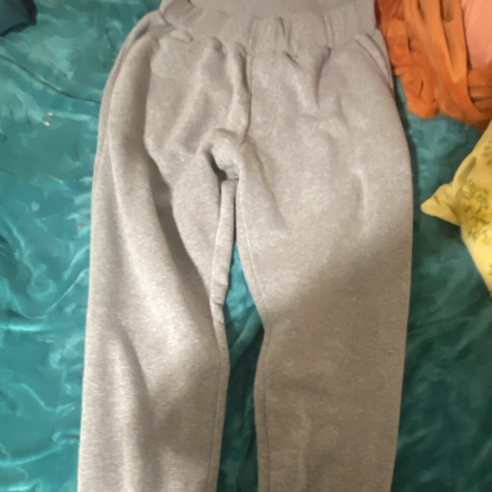 Old Skool Est 1996 Men’s Gray 2XL Fleece Jogger Pants Polyester Drawstring
