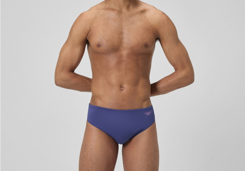 Speedo Men Hepuna Blue Endurance Solid one Brief Swimwear size 34 36