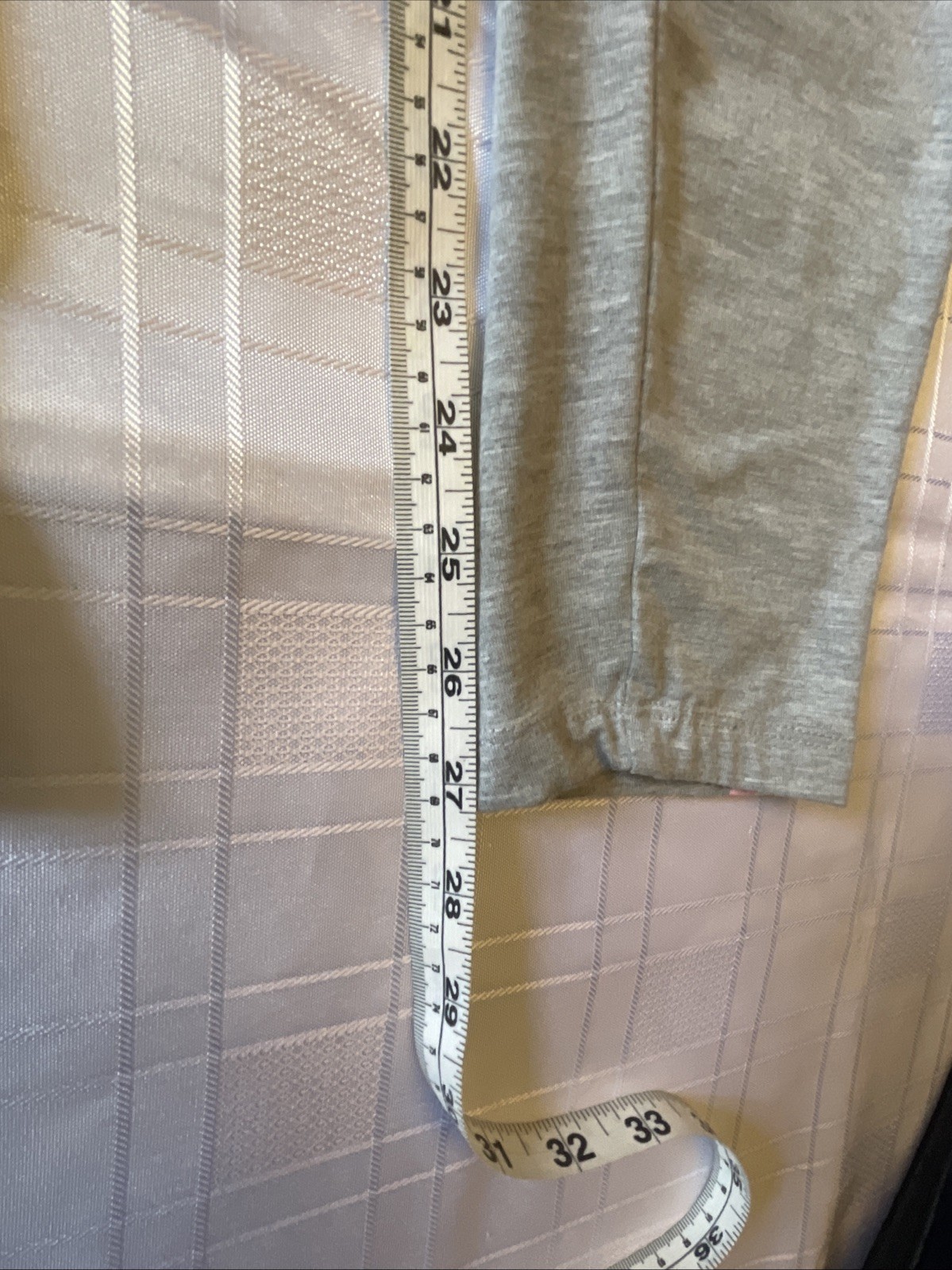 Select Ladies Grey Leggings Size Medium 10 Uk .Leg 27 Inches -with Logo New