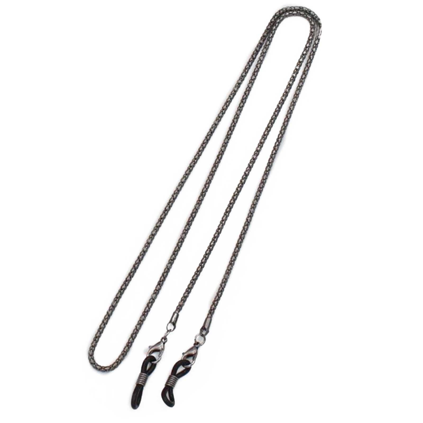 70cm/27inches Black Non-slip Metal Glasses Chain Sunglasses Lanyard Mask Chain