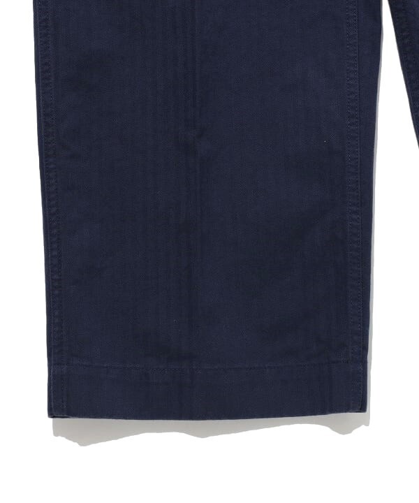 New BEAMS PLUS Mil Trousers Herringbone Navy Military Pants Limited Tokyo S-XL