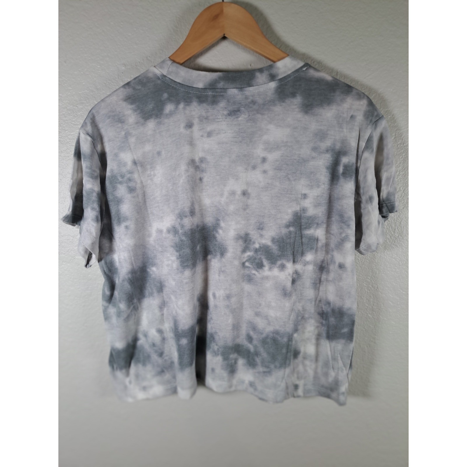 Coca-Cola Classic Tie Dye Graphic Crop T-Shirt Grey Red XL LT39926B