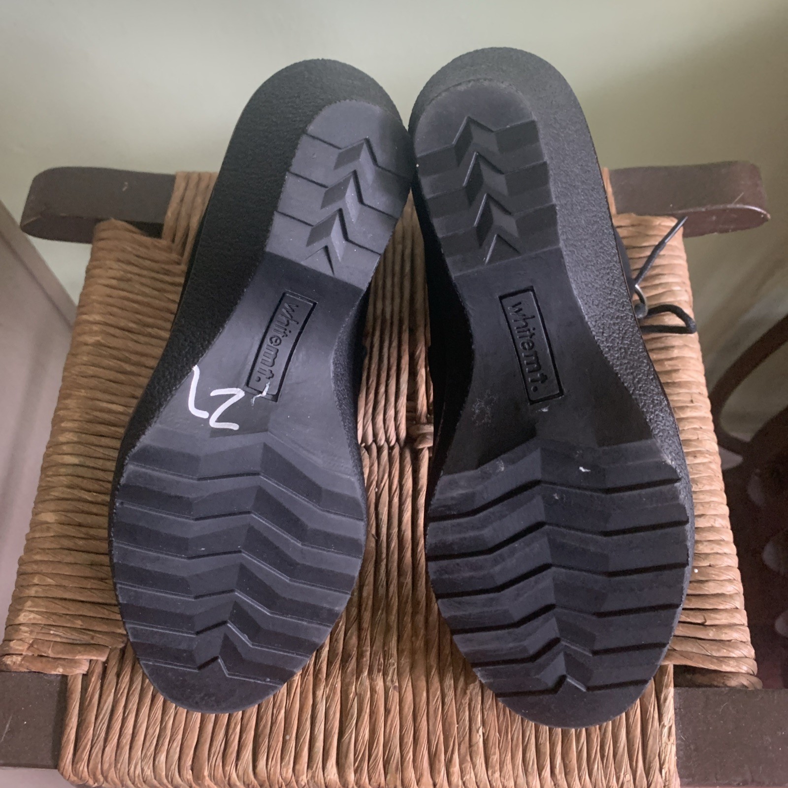 White Mountain Black Ankle Booty Women’s Size 8 Liliana Wedge