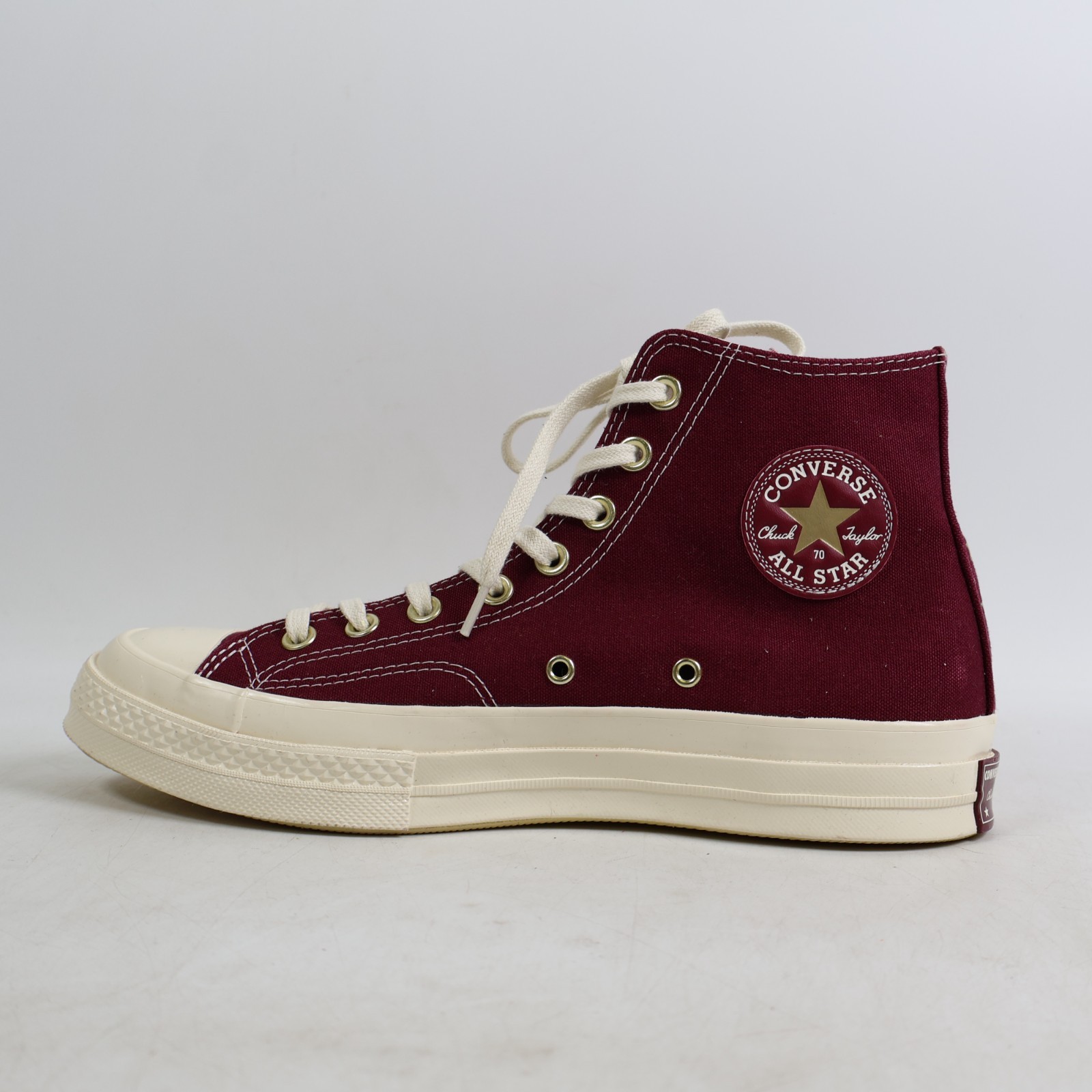 Converse Chuck 70 High Burgundy Gold Star’ A12462C, Men’s 9 / Women’s 11