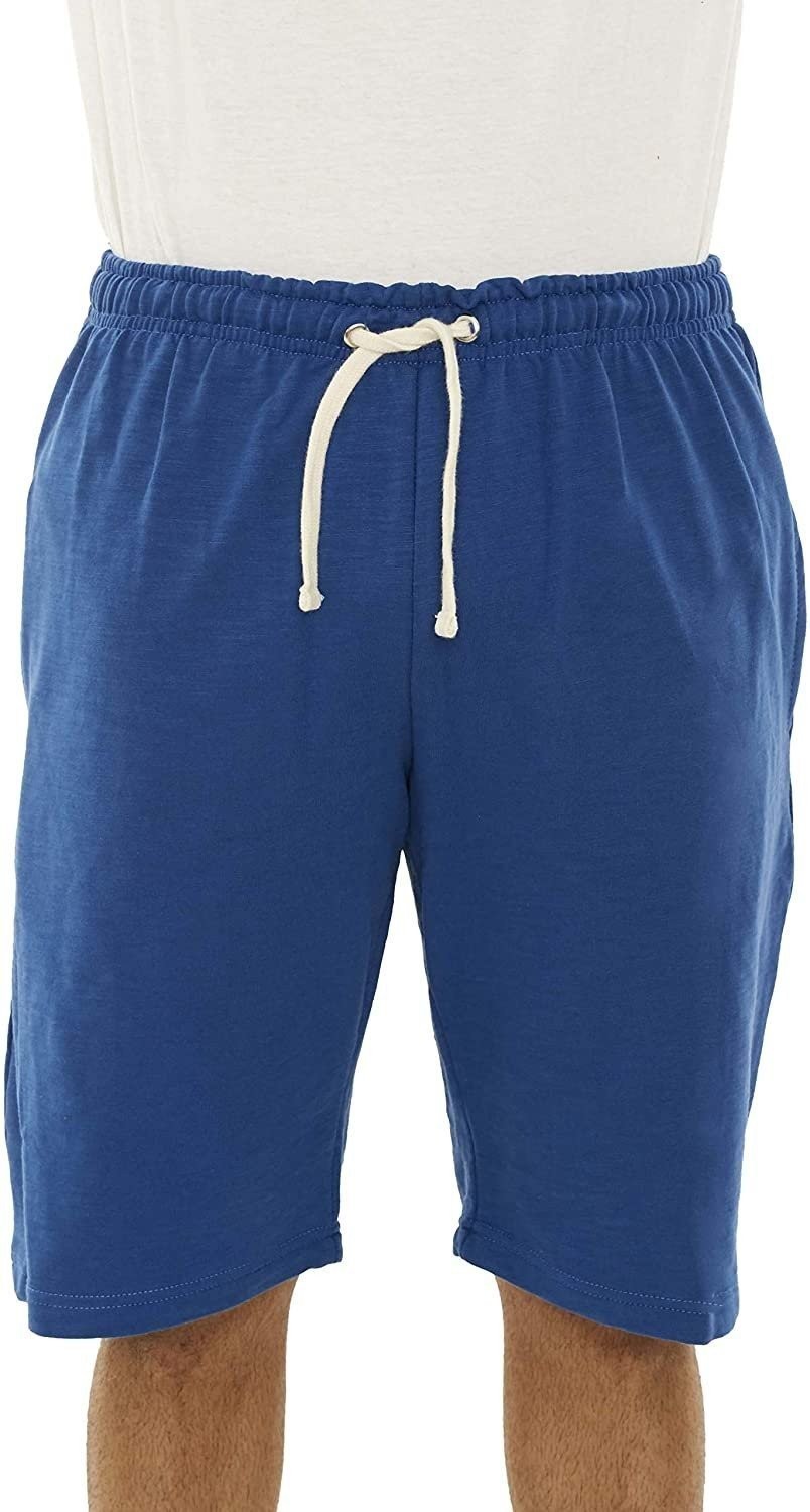 Republic Blue Men’s Sweat Shorts Fleece Cotton Jogger Gym Shorts with Pockets