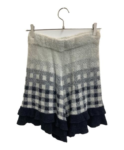 Remneh by rurumu Knit Set Up Black White Sleeveless Top Free Women