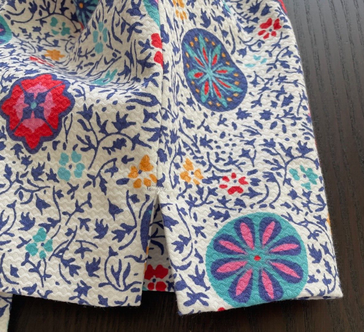 NWOT BODEN Ankle Side Zip Stretch Pants Multi-Color Wms Size 14R Multi-Color
