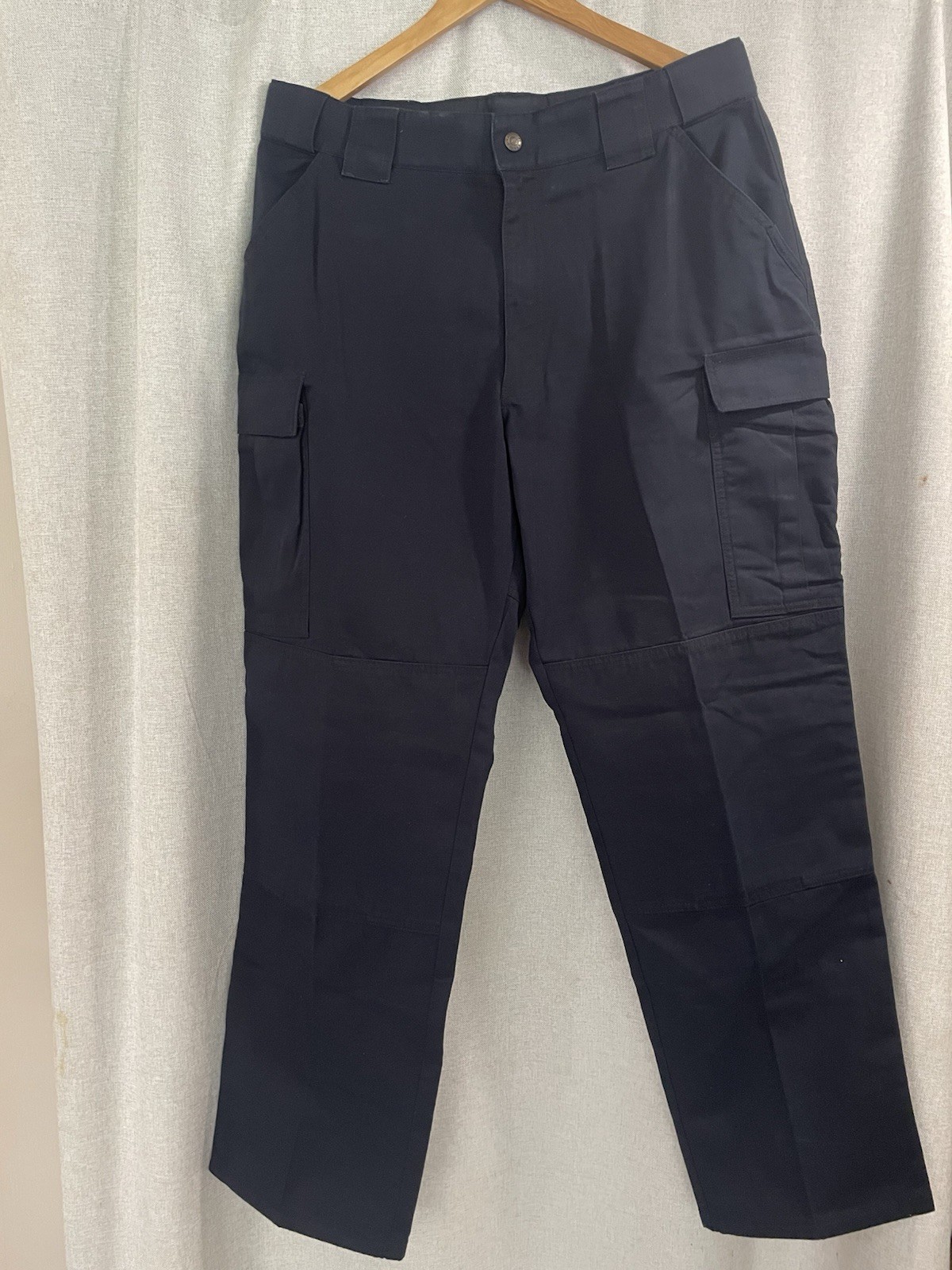 5.11 Tactical TDU Ripstop Double Knee Cargo Pants Mens Sz L Cargo Pocket Navy