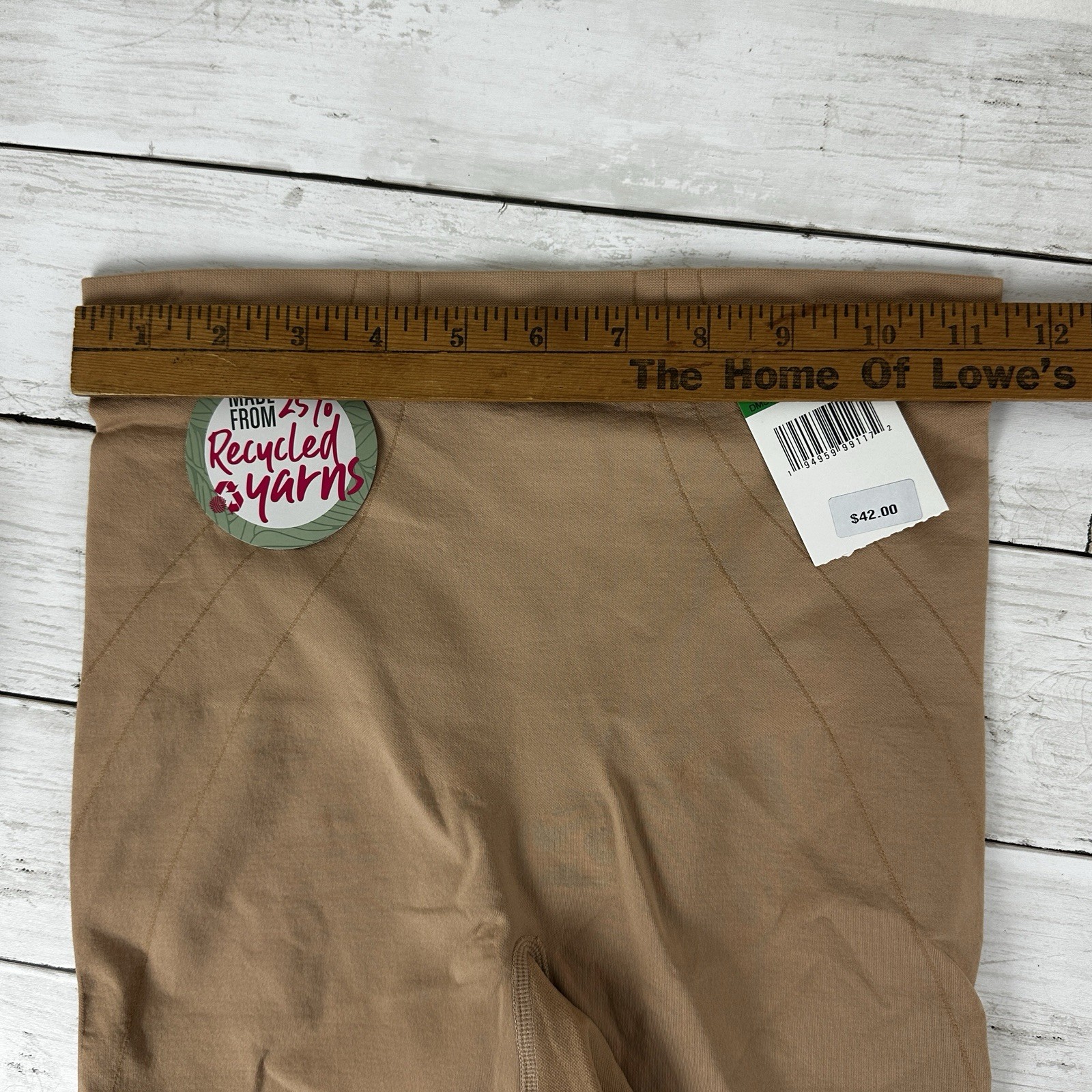 Maidenform Size Large Bottom Shorts Shapewear Firm Control DMS091 Beige