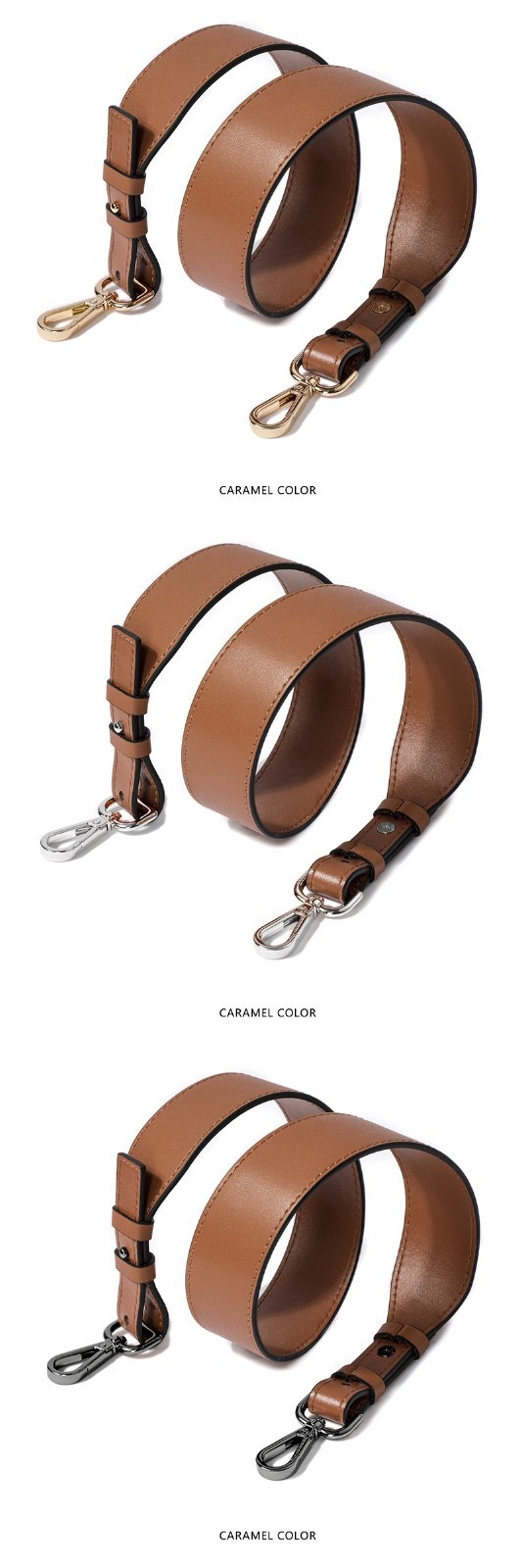 New Vachetta Leather Shoulder Handbag Replacement Strap Fit ForSpeedy Series Bag