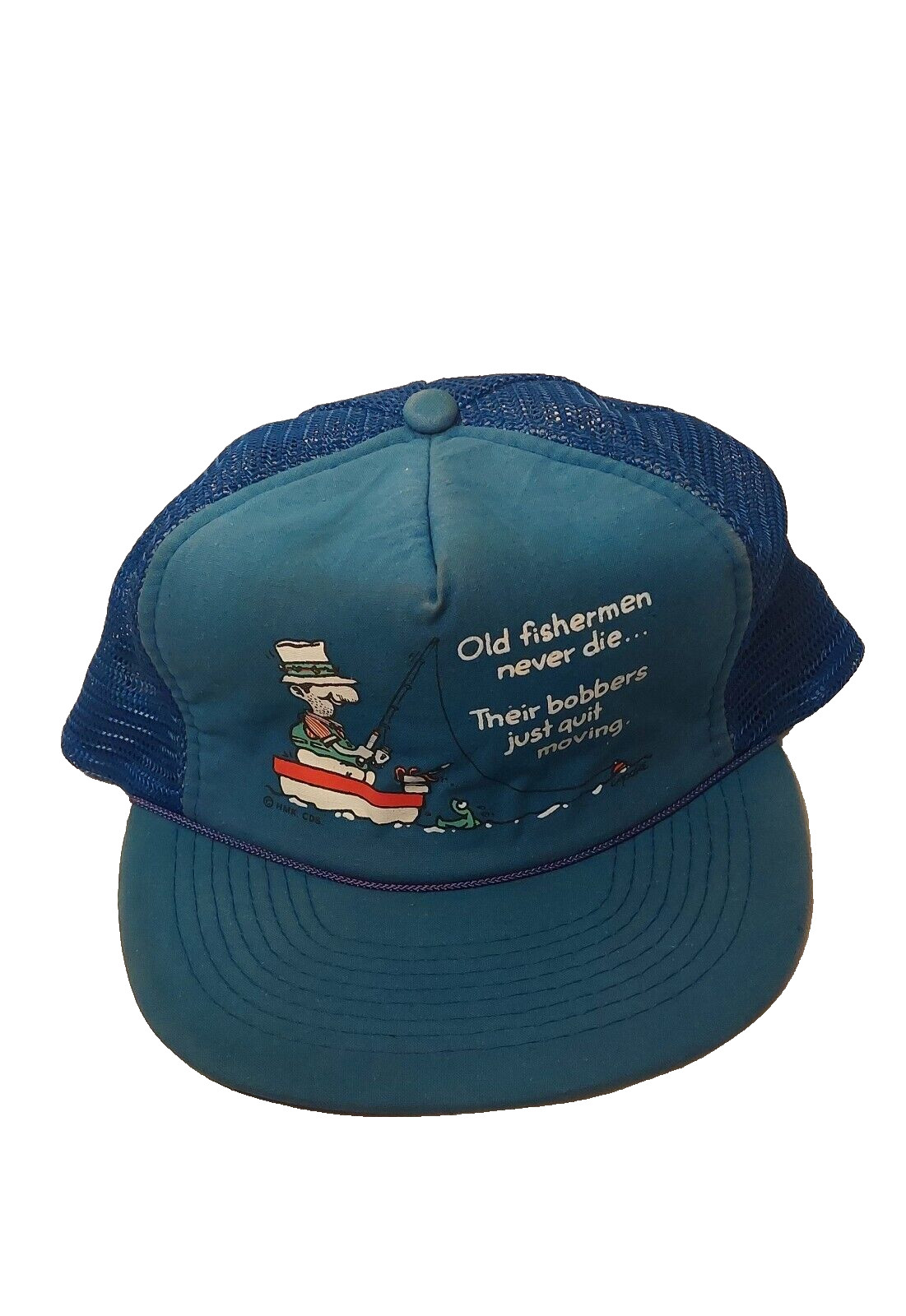 Vintage Funny Trucker Hat Snapback Men’s Humor Novelty Hat Fishing