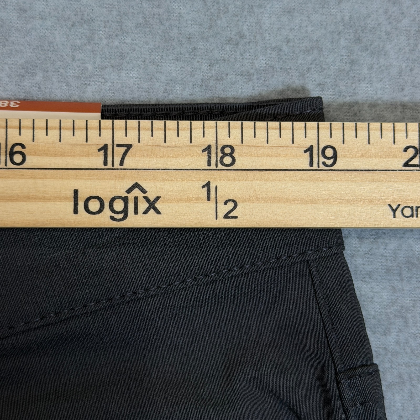 Copper & Oak Mens Flex-Comfort 5-Pocket Pants 38×32 Forged Iron Gray Stretch NWT