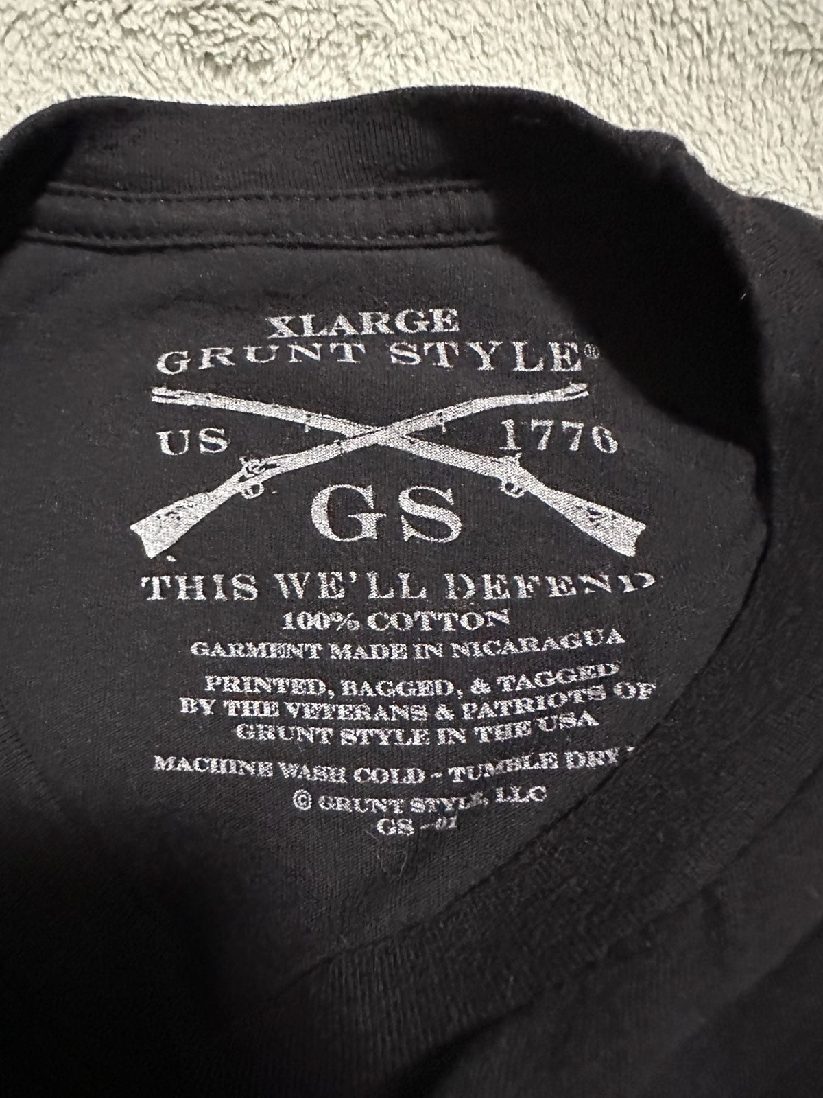 Grunt Style Never Forget 20th Anniversary 9/11 Tribute T-Shirt, Size XL