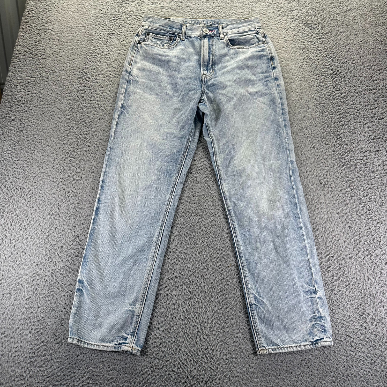 American Eagle Outfitters Jeans Womens 2 Blue Denim Boyfriend Light Wash 90s