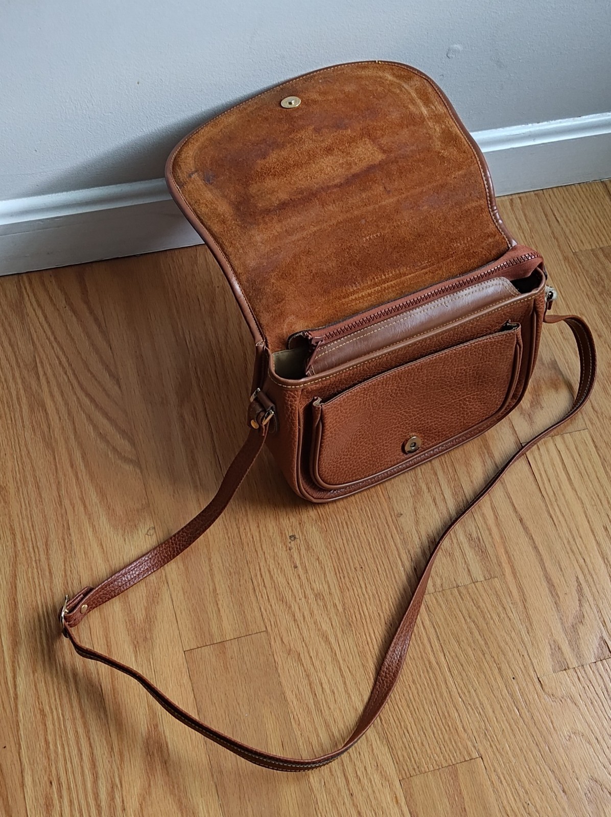 Dooney & Bourke All Weather Leather Duck Bag Color = Brown