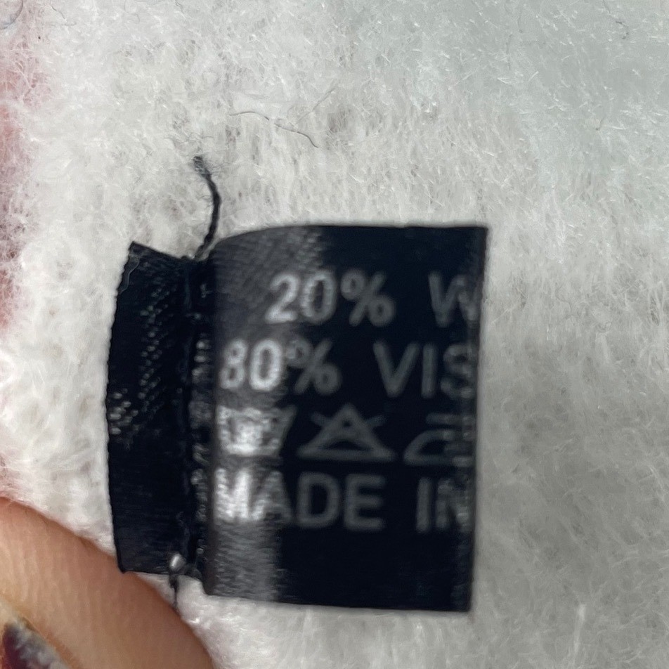 Womens Wool Viscose Blend Scarf Soft Warm Winter Fall Accessory 20/80 Wool/Vis