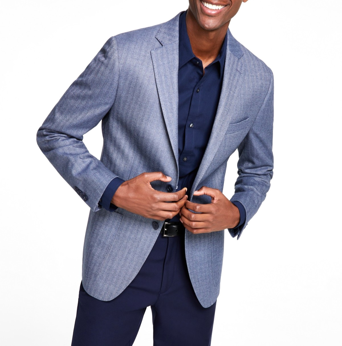 Michael Kors Men’s Classic Fit Herringbone Woven Sport Coat MSRP $295