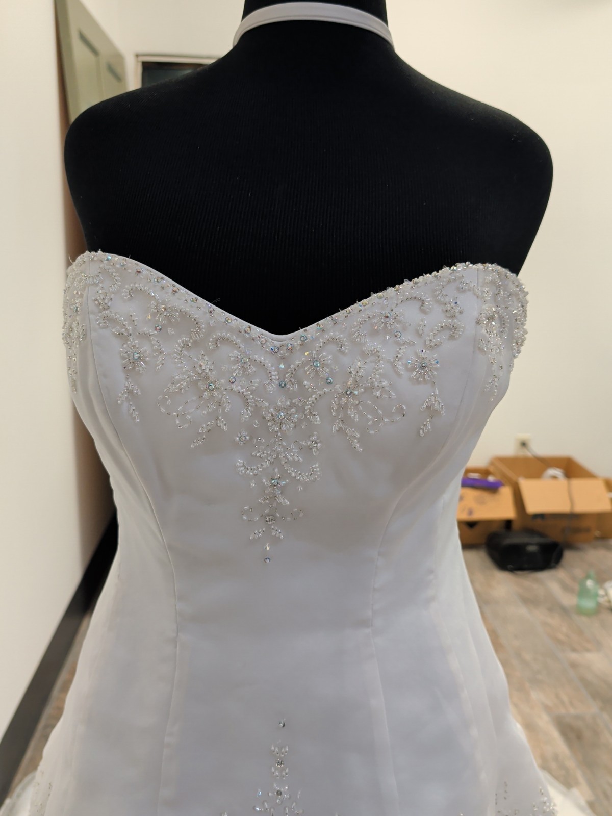 morilee Mori Lee by Madeline Gardner Strapless Tiered Wedding Dress Prom Gown 20