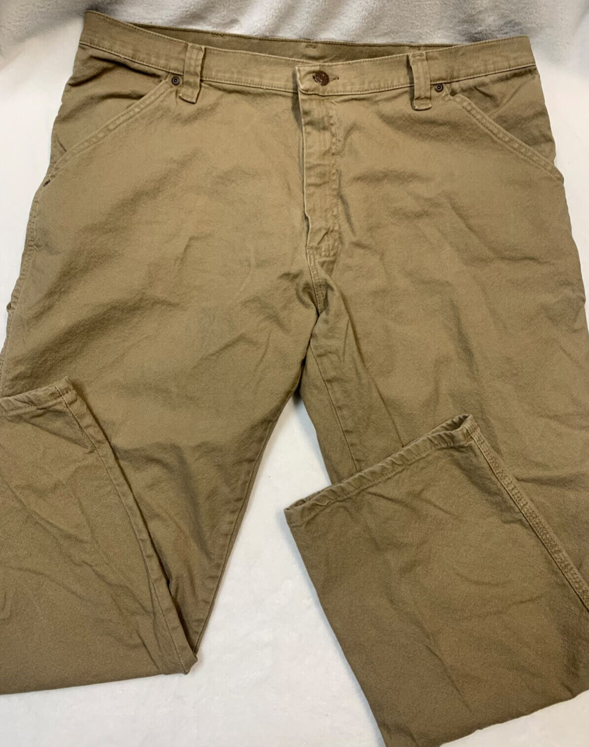 Wrangler Workwear Carpenter Pants Mens 38×30 99% Cotton/ 1% Spandex RN130273