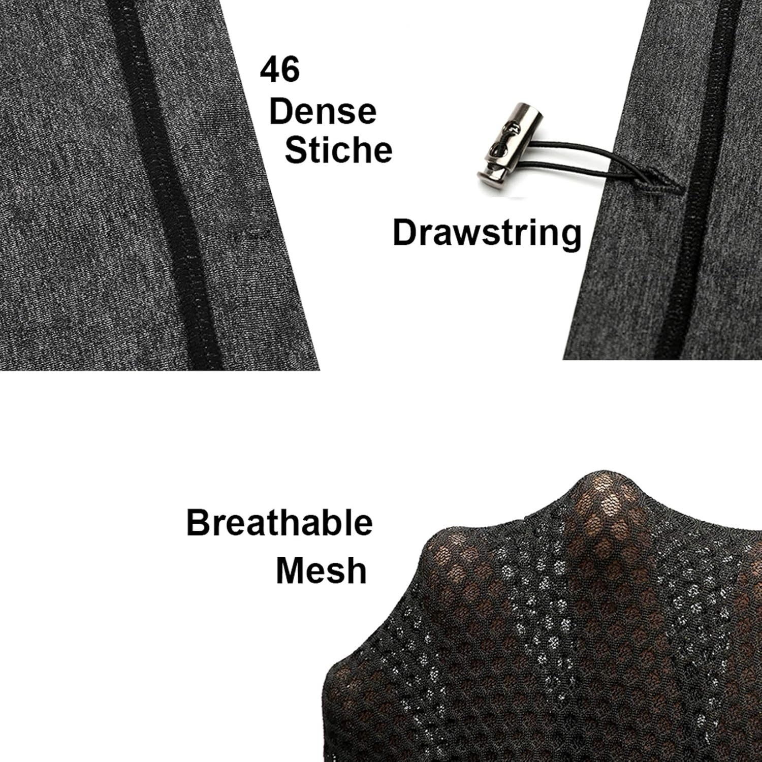 UPF 50+ UV Protection Neck Gaiter, Adjustable Cooling Neck Gaiter for Men Women