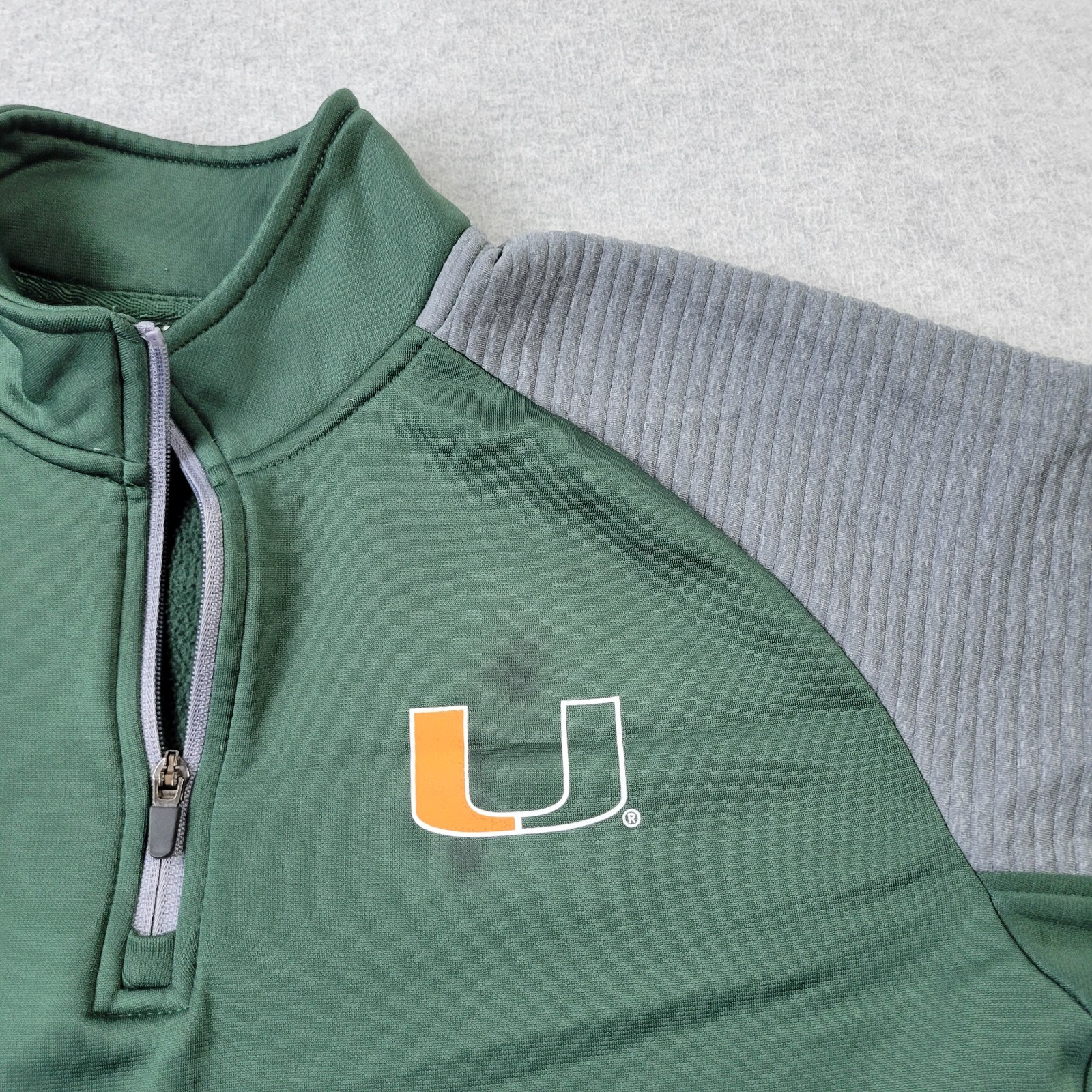 Miami Hurricanes Knights Apparel 1/4 Zip Pullover Mens Small 34/36 Performance