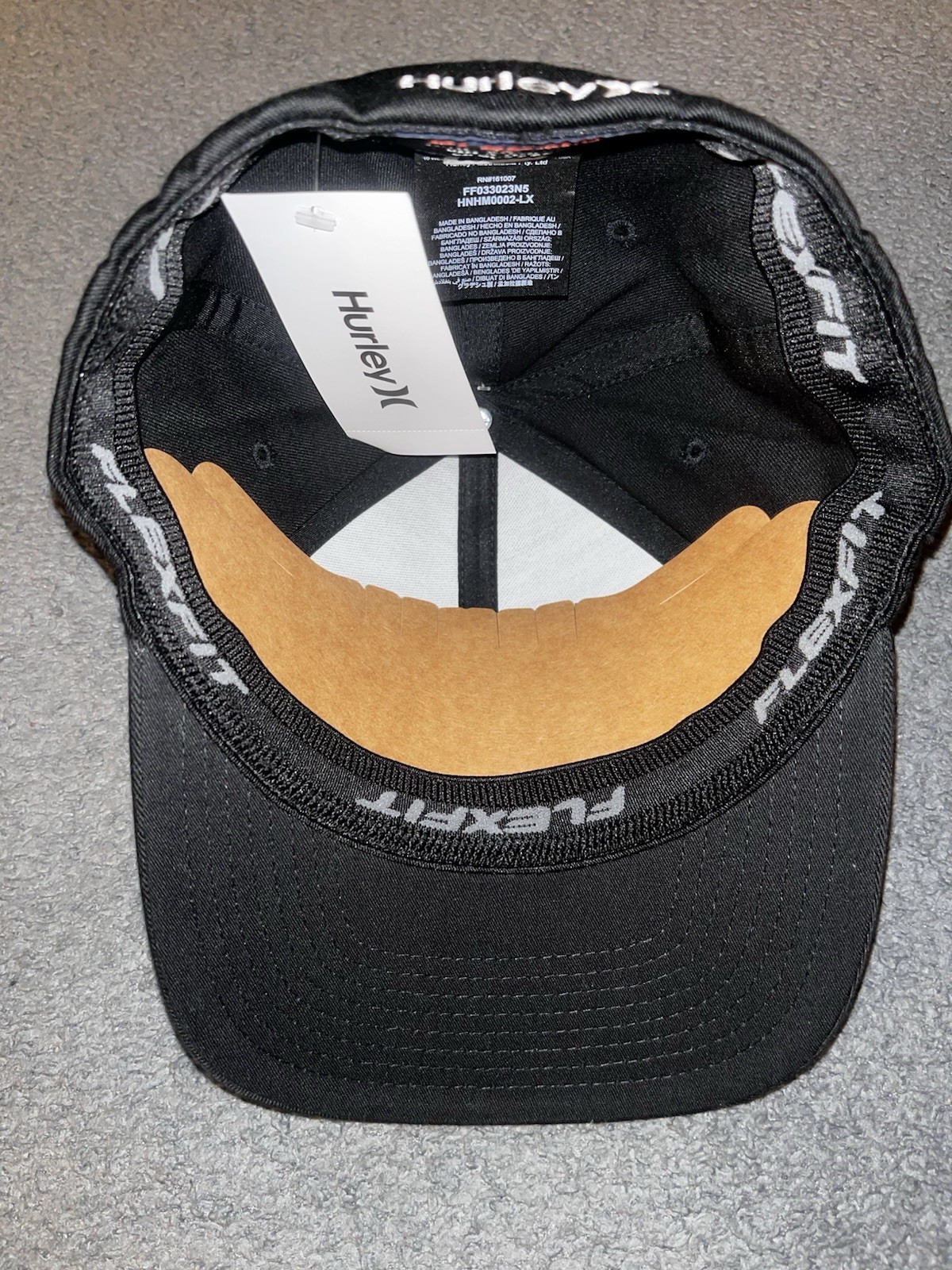 Hurley One and Only Hat Black Men’s Headwear L/XL Cap New