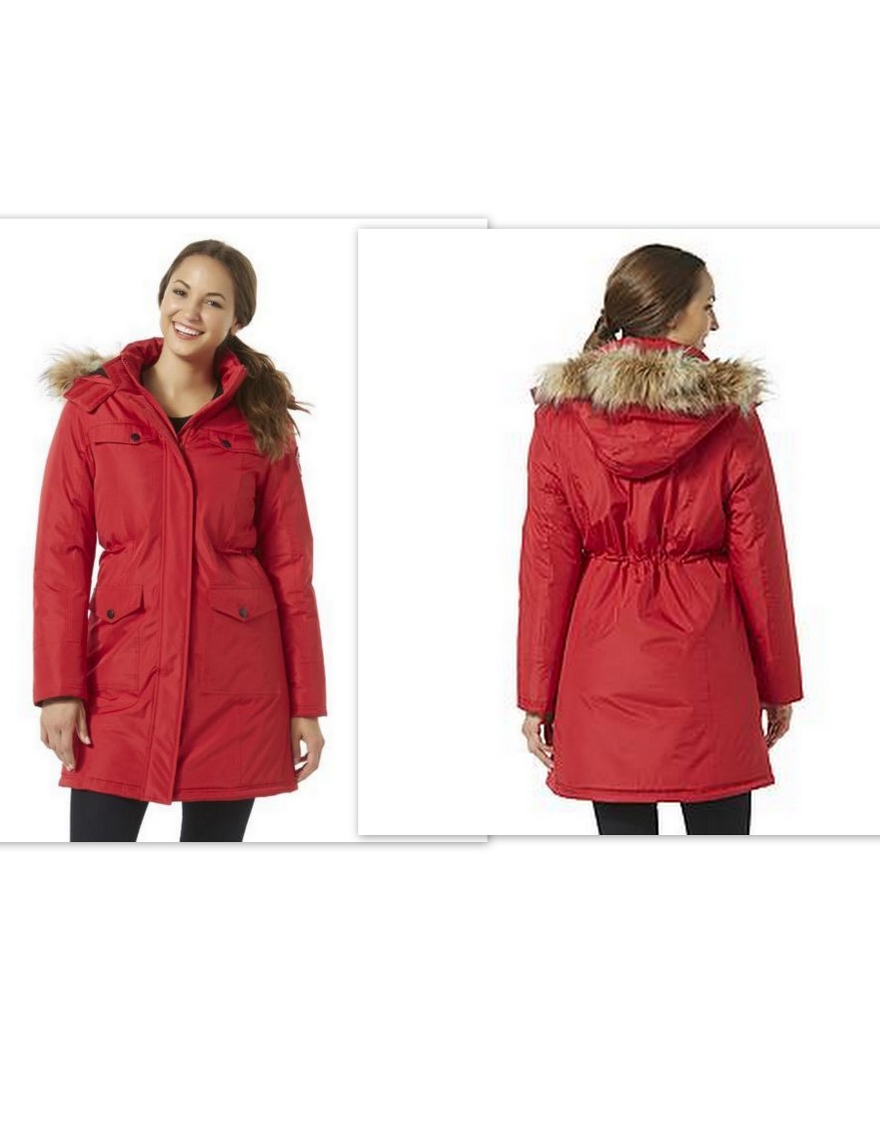 New Women’s Anorak Triple Star Insulated Coat Size L $160
