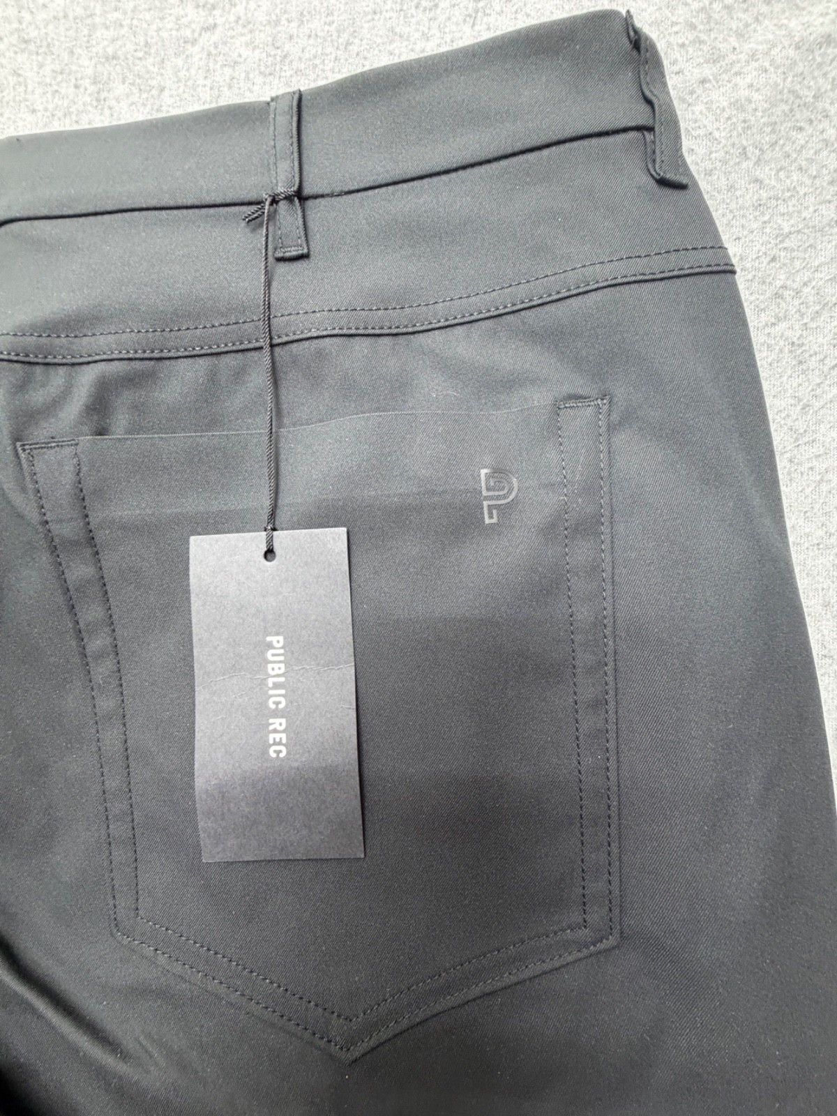 Public Rec Dealmaker Pants Mens 36×30 Black Straight Leg Stretch Performance NWT