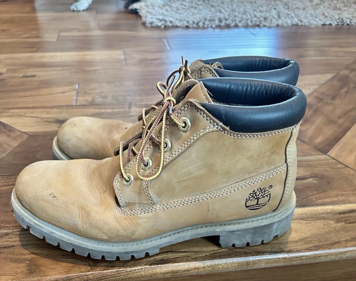 Timberland Men’s Premium Waterproof Chukka Boots in classic “Wheat” Nubuck color