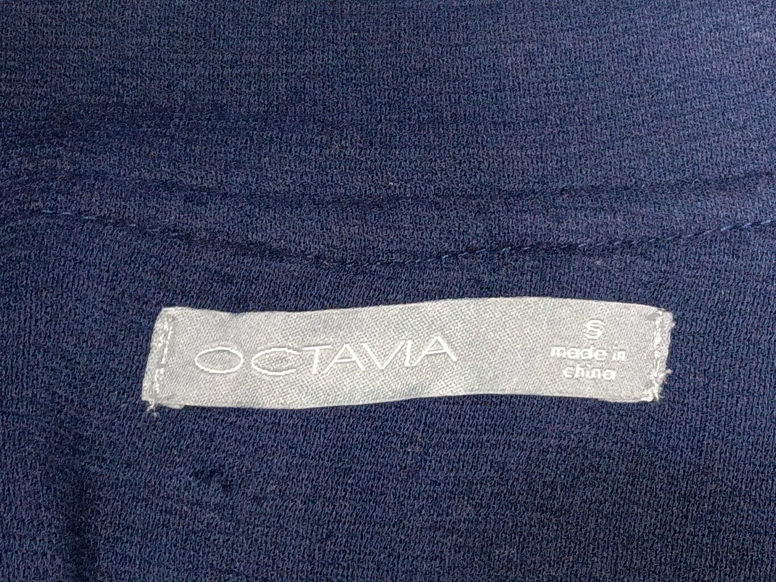 Octavia Zip Front Smocked Shirt Cotton 3/4 Sleeve Swing Peblum Fair Isle Size S