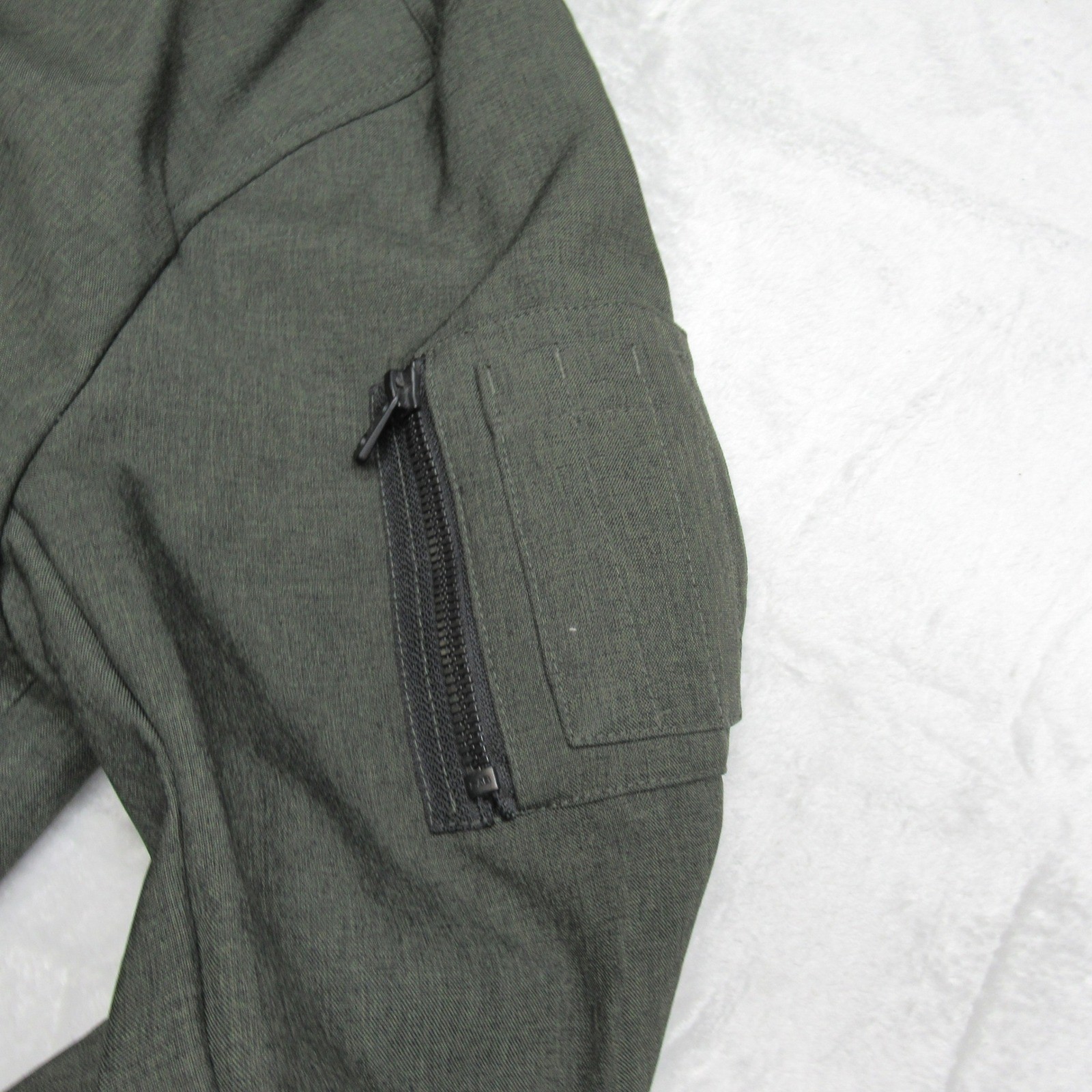 Levis Jacket Men Large GRN Softshell Water Resistant Hood Fleece Lined Rain Wind