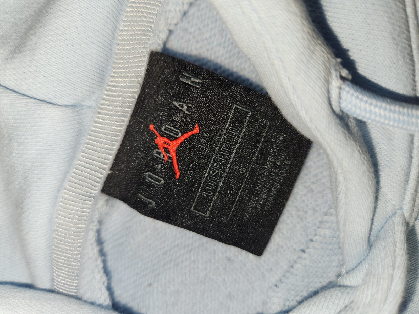 Jordan Jumpman Essentials Womens Pullover Hoodie L Loose Fit Pockets