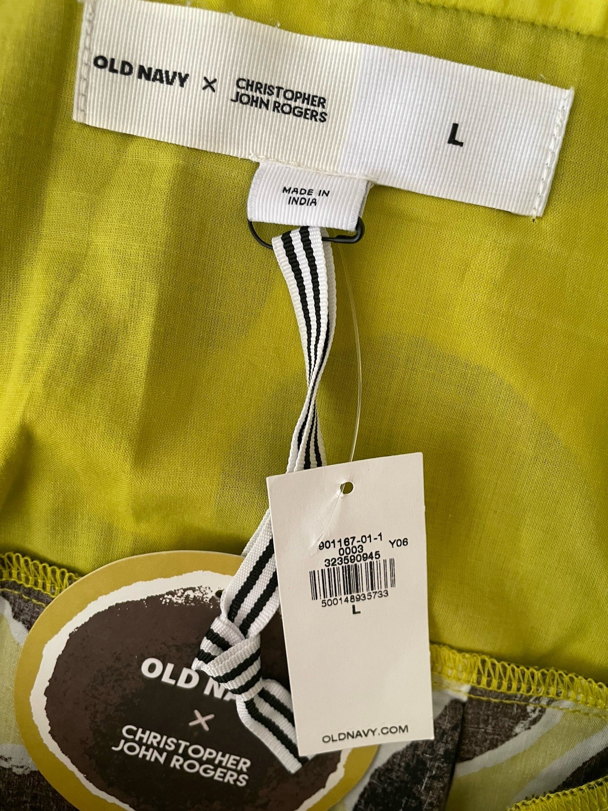 NWT Old Navy Christopher John Rogers Drop Waist Midi Skirt. Sz L. Free Shipping