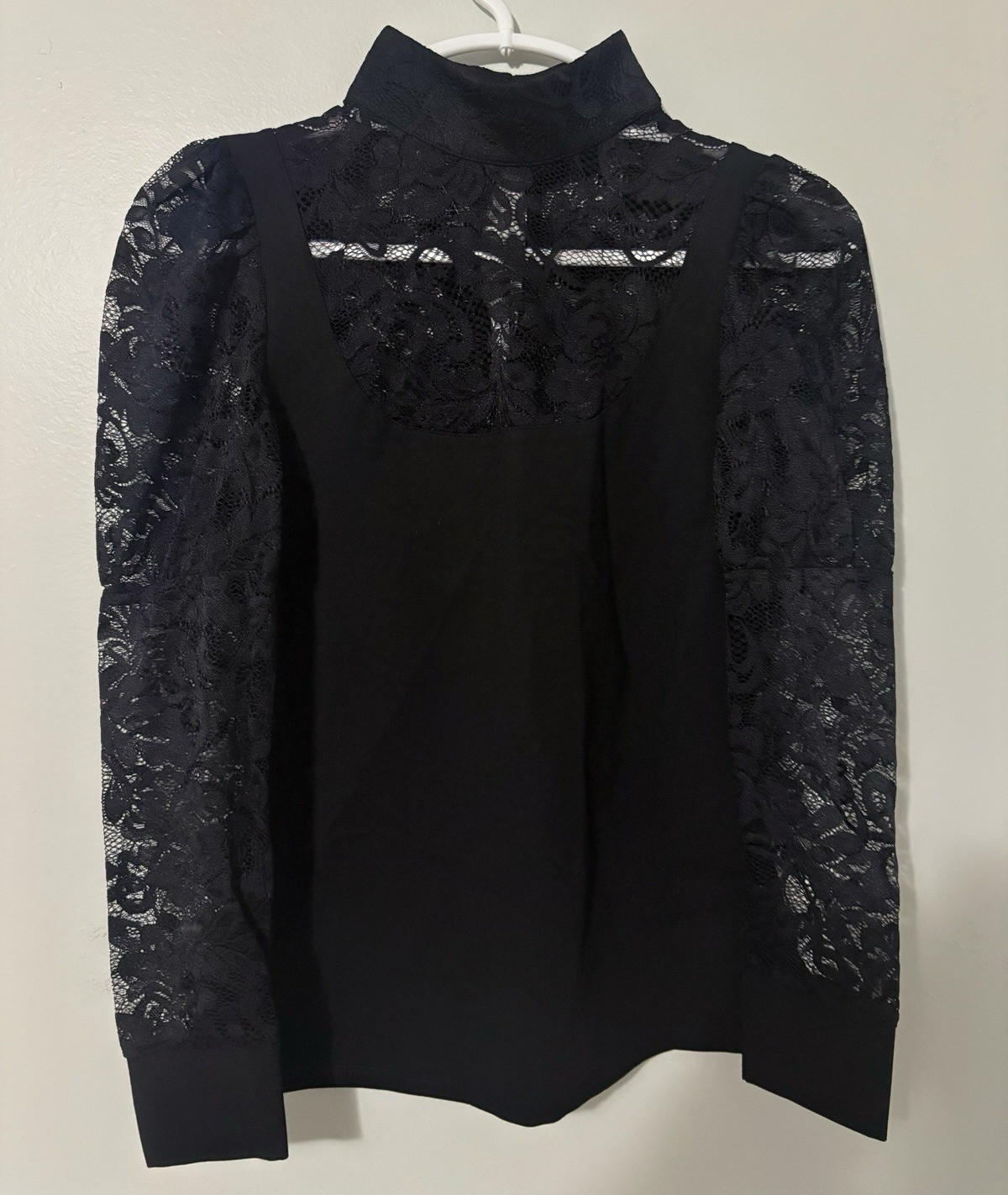 Puff Sleeve Top – Jet Black